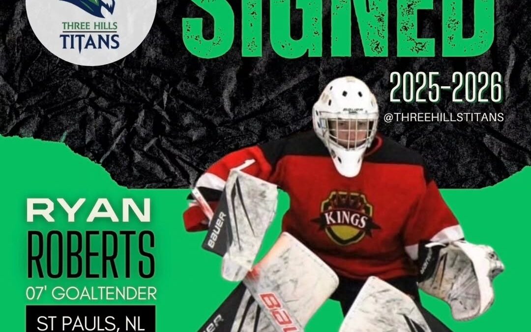 SIGNED! – RYAN ROBERTS | GOALTENDER